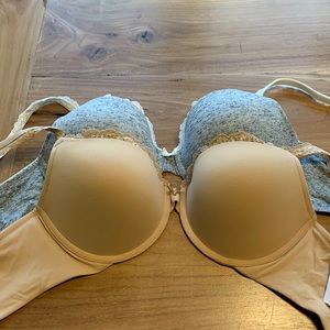 Two Soma Embraceable push-up lace trim bras never worn with tags. 36C